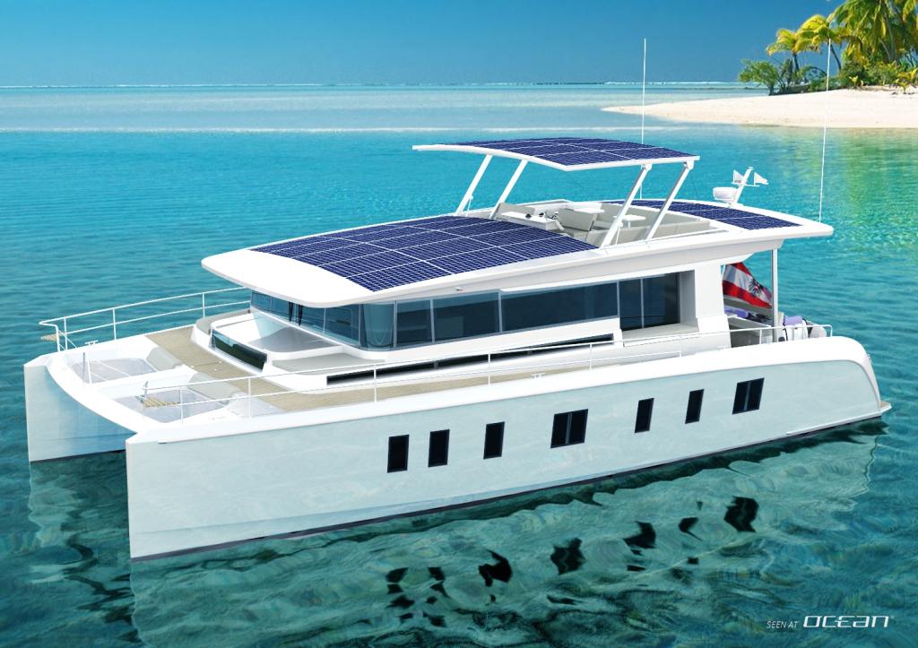 solar powered luxury yacht